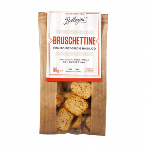 Bruschettine con Pomodoro e Basilico